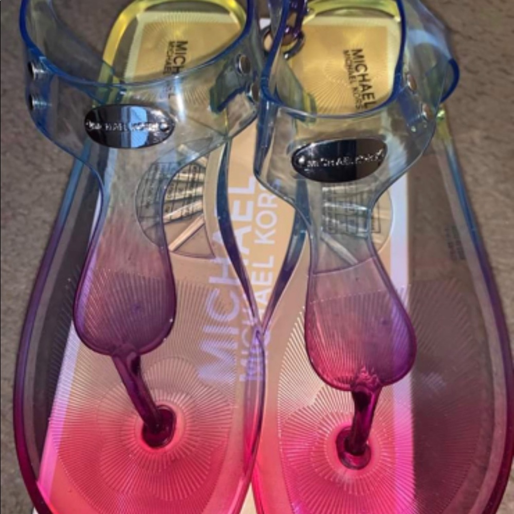 Michael kors jelly Sandals